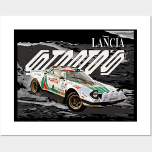 Lancia Stratos HF Stradale Sandro Munari classic wrc Posters and Art